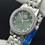 ساعت زنانه الگانس امپریال اورجینال صفحه سبز کله غازی رفرنس EG6208L تمام استیل همراه یکسال گارانتی و جعبه و بگ ELEGANCE emperial - Image 3