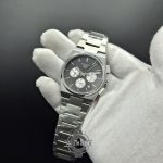 ساعت مردانه تیسوت صفحه مشکی سه موتوره(کورنوگراف) پی ار ایکس تمام استیل TISSOT 1853 PRX - Image 7
