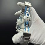 ساعت مردانه تیسوت صفحه مشکی سه موتوره(کورنوگراف) پی ار ایکس تمام استیل TISSOT 1853 PRX - Image 9