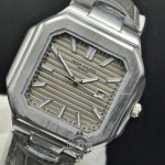 ساعت مردانه پتک فیلیپ کوبیتوس طوسی بند چرم طبیعی و سگک اصلی پتک Patek Philippe - Image 2