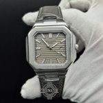 ساعت مردانه پتک فیلیپ کوبیتوس طوسی بند چرم طبیعی و سگک اصلی پتک Patek Philippe