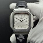 ساعت مردانه پتک فیلیپ کوبیتوس صفحه سفید بند چرم طبیعی و سگک اصلی پتک Patek Philippe