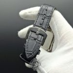 ساعت مردانه پتک فیلیپ کوبیتوس صفحه سفید بند چرم طبیعی و سگک اصلی پتک Patek Philippe - Image 5