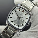 ساعت مردانه سیکو پرستیژ دو تقویم صفحه سفید تمام استیل SEIKO - Image 2