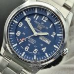 ساعت مردانه سیکو 5 دو تقویم صفحه سرمه ای SEIKO 5 - Image 2