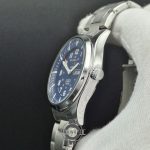 ساعت مردانه سیکو 5 دو تقویم صفحه سرمه ای SEIKO 5 - Image 4