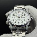 ساعت مردانه سیکو 5 دو تقویم صفحه سفید SEIKO 5 - Image 4