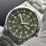 ساعت مردانه سیکو 5 دو تقویم صفحه سبز زیتونی SEIKO 5 - Image 2