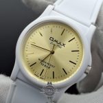 ساعت اوماکس اورجینال سفید صفحه طلایی رفرنس OMAX QP03 - Image 2