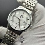 ساعت مردانه اورینت نقره ای صفحه سفید ORIENT 0110 - Image 3