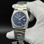 تیسوت پی ار ایکس صفحه آبی (سرمه ای) موتور ژاپن قاب و بند استیل 316 کیفیت مستر TISSOT PRX1853 - Image 6