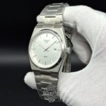 ساعت مردانه تیسوت پی ار ایکس صفحه سفید موتور ژاپن قاب و بند استیل 316 کیفیت مستر TISSOT PRX1853 - Image 2