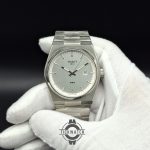 ساعت مردانه تیسوت پی ار ایکس صفحه سفید موتور ژاپن قاب و بند استیل 316 کیفیت مستر TISSOT PRX1853 - Image 8
