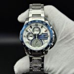ساعت مردانه کاسیو ادیفایس سه موتور فعال (کورنوگراف) قاب سرمه ای Casio Edifice
