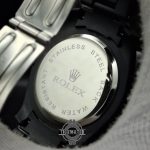 ساعت مردانه رولکس تمام مشکی (فول بلک) کربنی مات با شیشه ذره بینیRolex black - Image 7