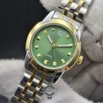 ساعت زنانه ورساچه صفحه سبز اشرافی با بند نقره ای طلایی VERSACE - Image 2
