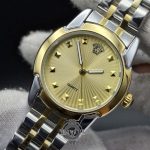 ساعت زنانه ورساچه صفحه طلایی اشرافی با بند نقره ای طلایی VERSACE - Image 2