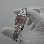 ساعت کاسیو دیجیتال زنانه صفحه صورتی F91 - Image 6