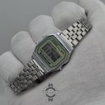 ساعت کاسیو دیجیتال زنانه صفحه سبز F91 - Image 2